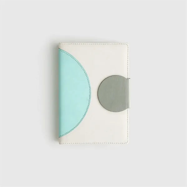 A5 Leather Magnetic Closure Notebook with 100 Sheets