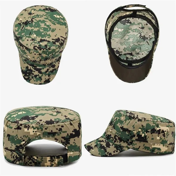 Camouflage Flat Top Cap