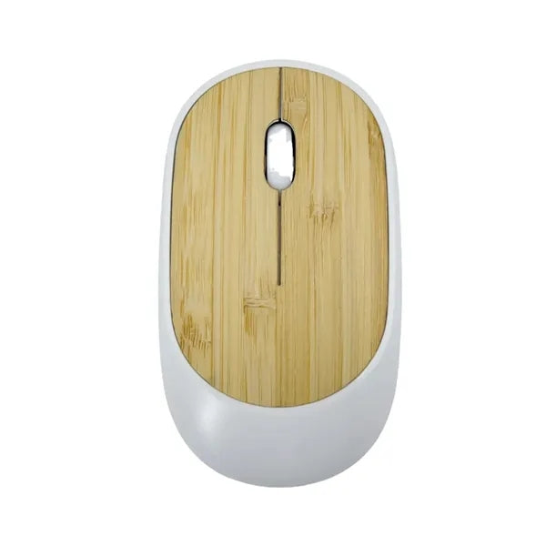2.4G Wireless Bamboo Top Mouse with Silent Click for Office