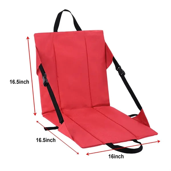Premium Folding Stadium Seat With Back Support For Bleachers