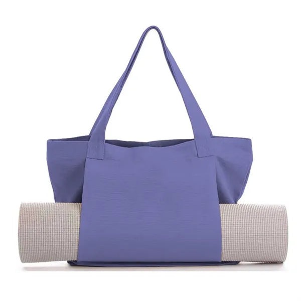 Yoga Mat Tote Bag With External Holder