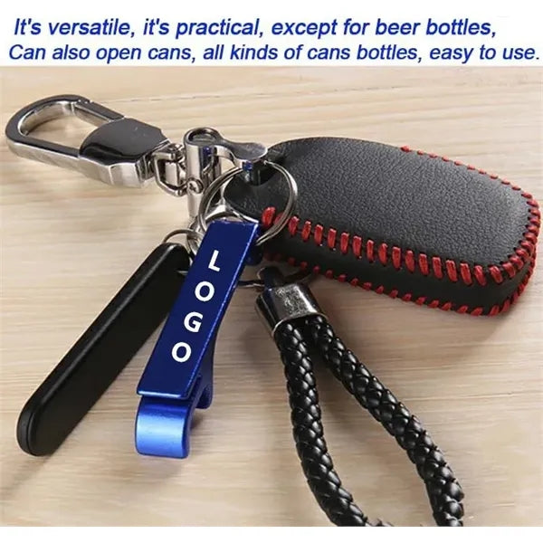 Bottle Opener Keychain, Personalized Logo