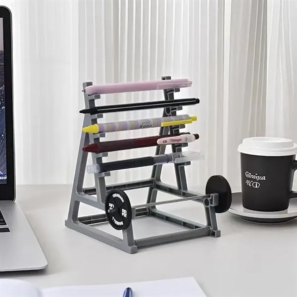 Gym Themed Weighted Pen Holder