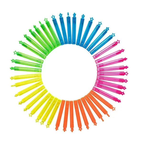 Colorful Star Mini Bubble Wands