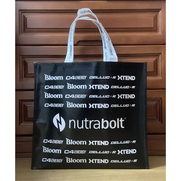 80GSM Non-Woven Laminated W/ Gusset Tote Bag 16.25" x 14.5"