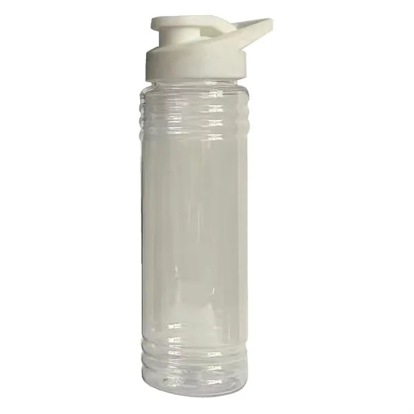 24 oz Ribbed Translucent Pop Top Water Bottle