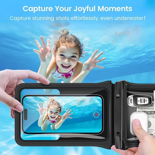 Double Space Waterproof Phone Pouch
