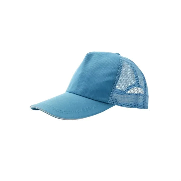 Wide-brim baseball cap