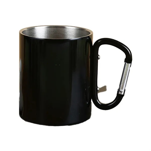 Stainless Steel Carabiner Mug