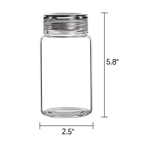 10 oz High Borosilicate Glass Water Bottle