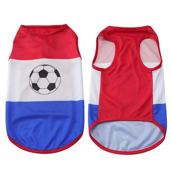 2026 World Cup Dog Jersey Breathable Mesh Pet Shirt XS-XL