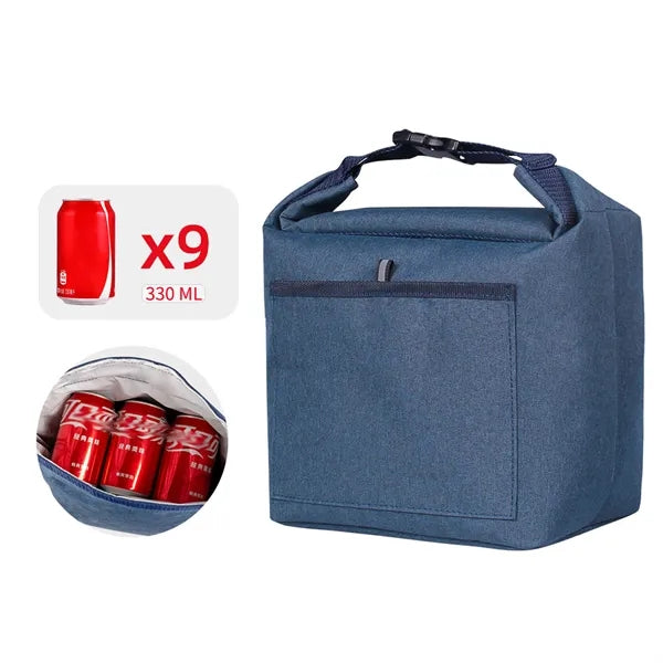 Roll-Top Insulated Lunch Cooler Bag