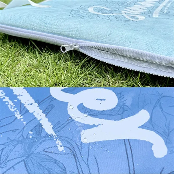 Foldable Outdoor Picnic Blanket Bag with Carry Handles