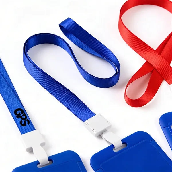 Metal Buckle Polyester Lanyard
