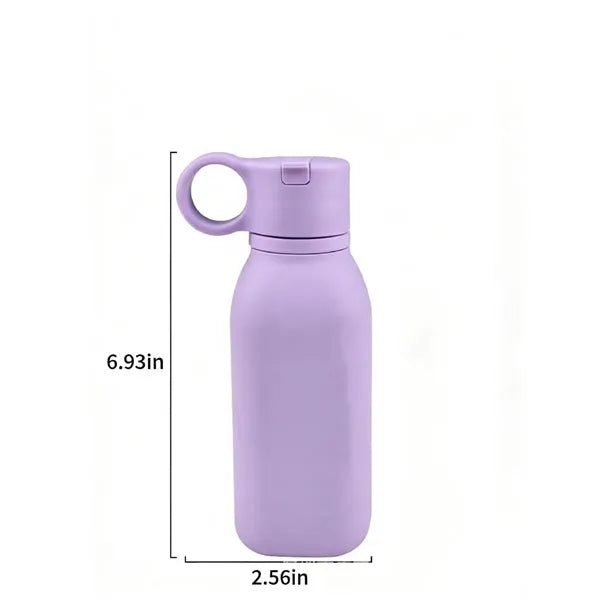 Pastel Silicone Portable Leakproof Water Bottle