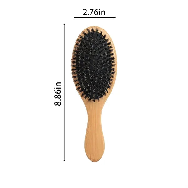 Bamboo Boar Bristle Hair Brush