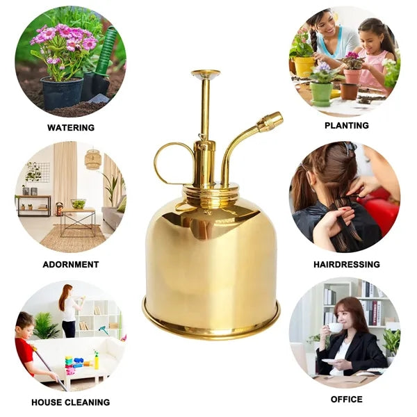 Stainless Steel Plant Mister Spray Bottle For Garden