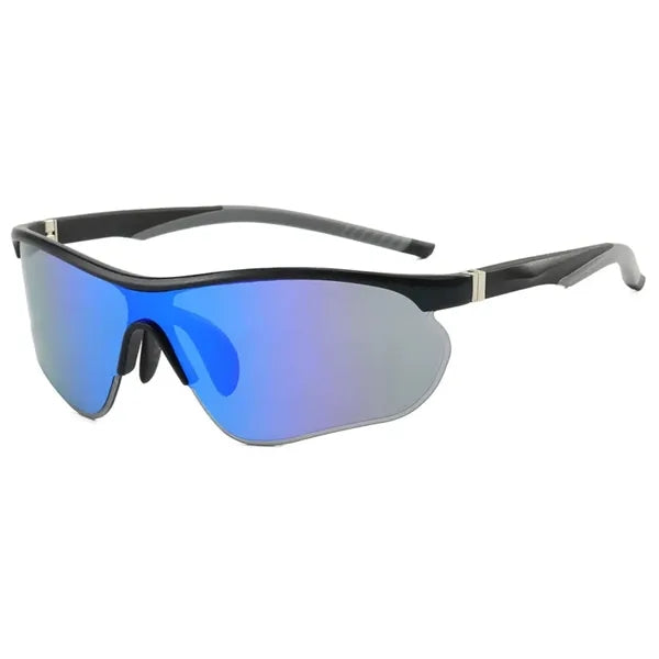 Logo UV400 Sunglasses Lightweight Half Frame Sports