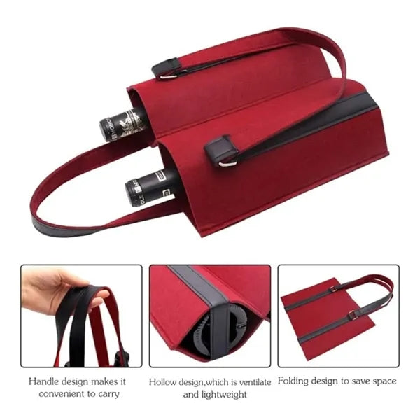 Felt Wine Bag