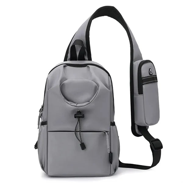 Anti Theft Sling Backpack Crossbody Bag Water Bottle Holder
