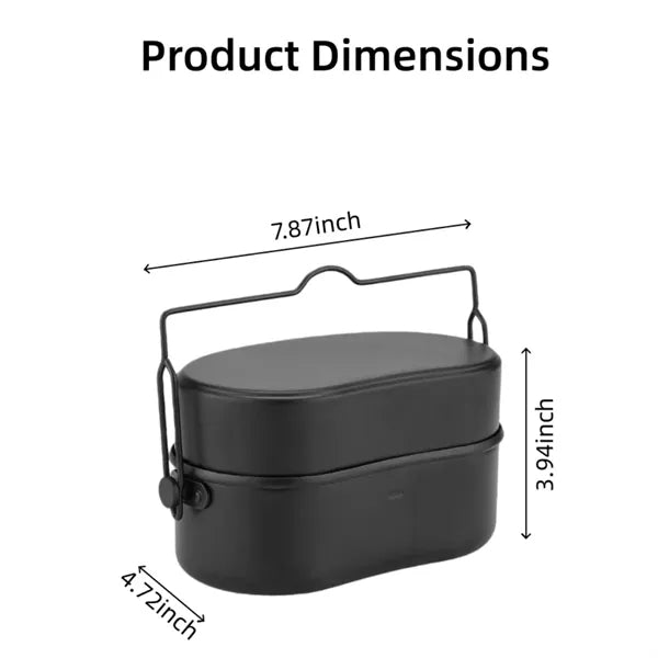 Camping Aluminum Lunch Box