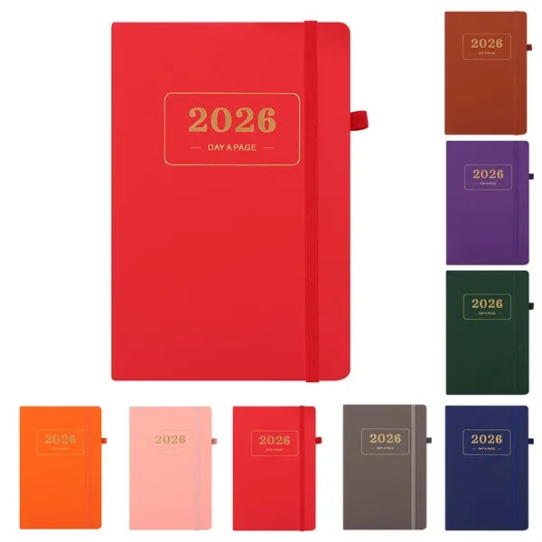 365 Planner PU Notebook with Pen Loop