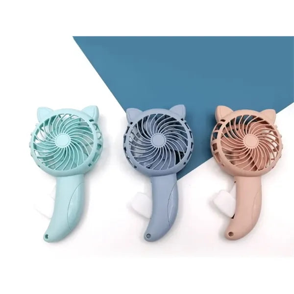 Cat Ear Hand Press Mini Handheld Fan