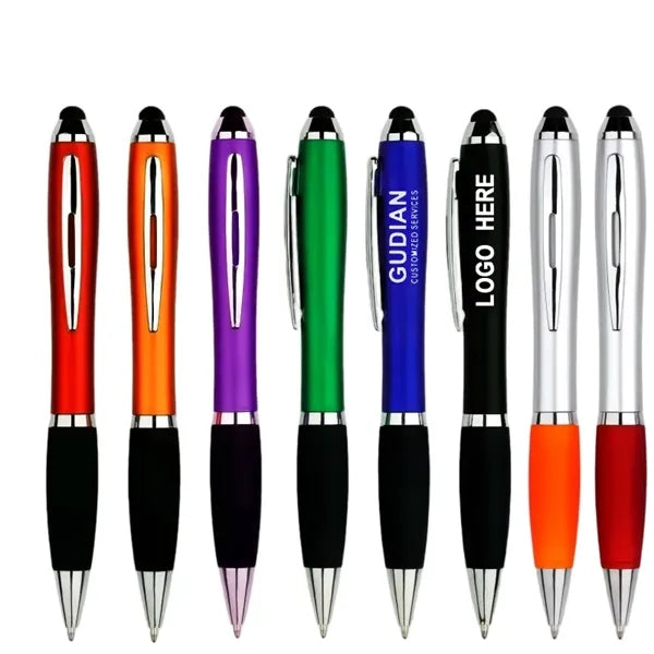Colorful Stylus Curvy Ballpoint Pen