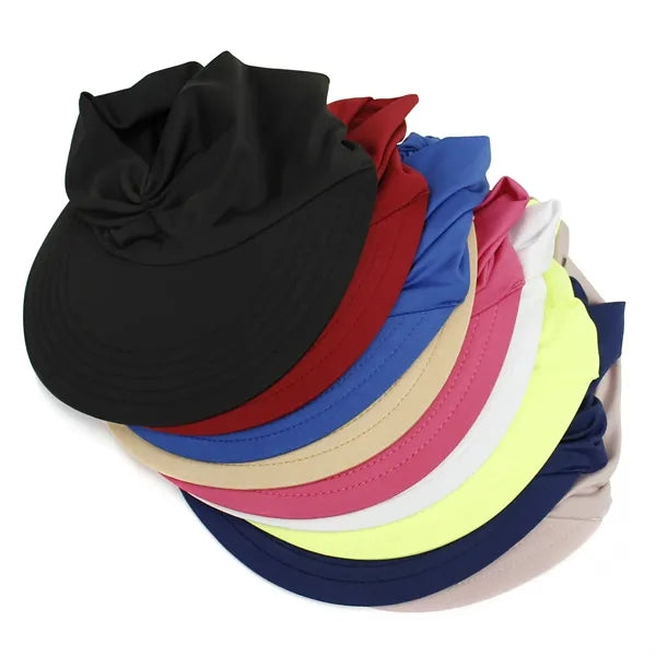 Wide Brim Sun Visor Twist Headband