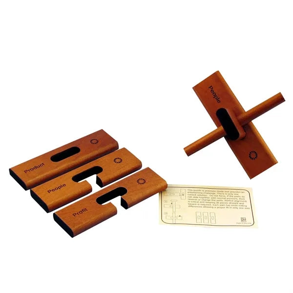 Wood 3 Piece Star Puzzle