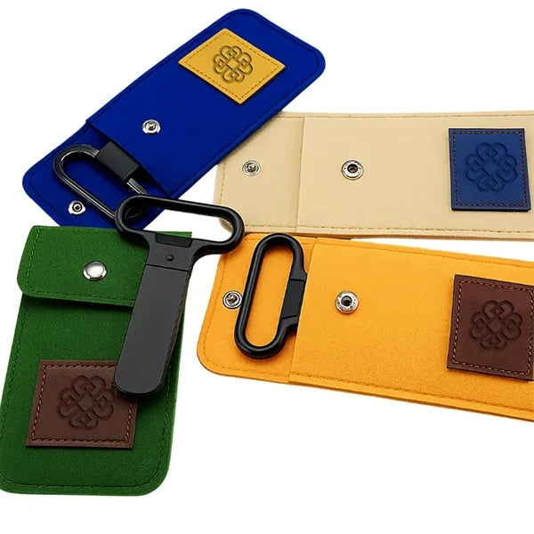 Felt/Leather Sleeve Packaging