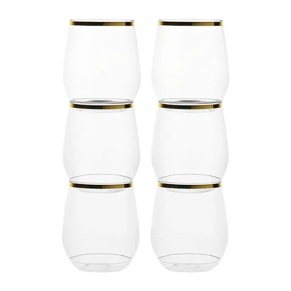 14oz. Vino Gold Rim