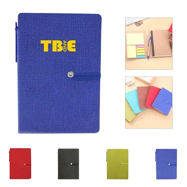 Notebook With Sticky Notes