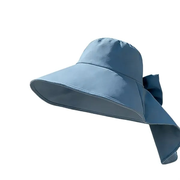 Women's Sun Protection Hat with Wide Brim and Neck Flap, Hig