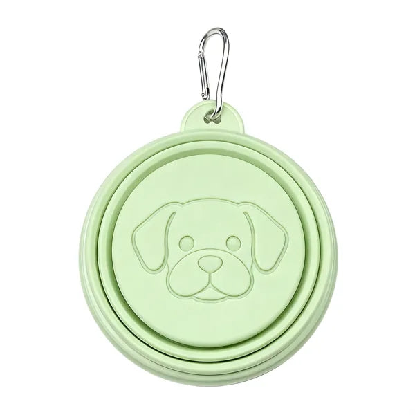 Logo Collapsible Dog Bowl 28OZ Portable Pet Travel B