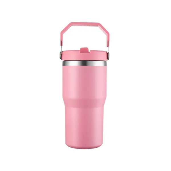 20 oz. Flip Straw Double Wall Tumbler w/ Carrier
