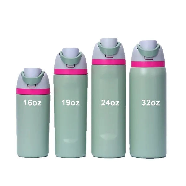 16oz Stainless Steel Sports Water Bottle