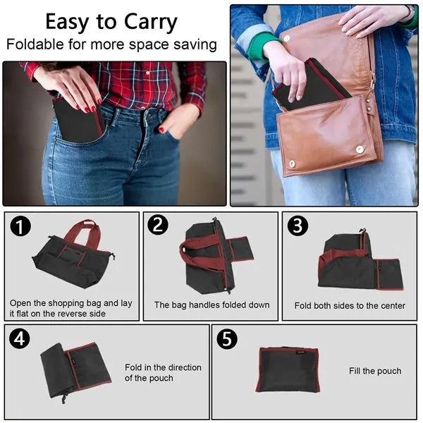 Tote Bag with Storage Pouch