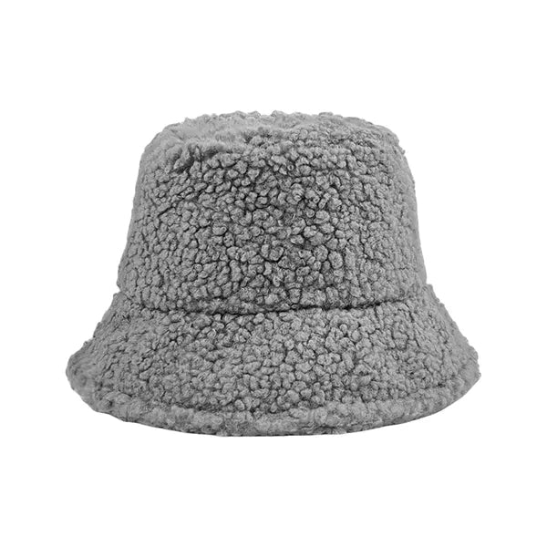 Winter Lamb Fleece Fisherman Hat