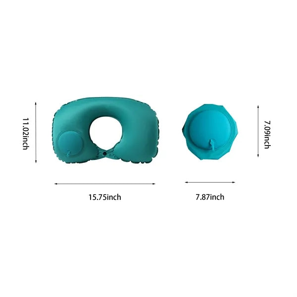 Foldable Inflatable Travel Neck Pillow