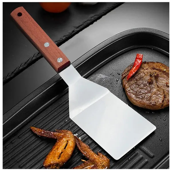 Stainless Steel Spatula with Wooden Handle