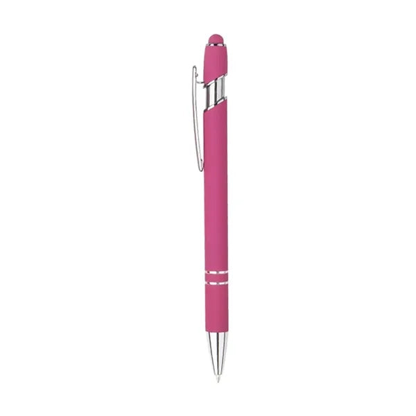 2-in-1 Stylus Retractable Ballpoint Pen