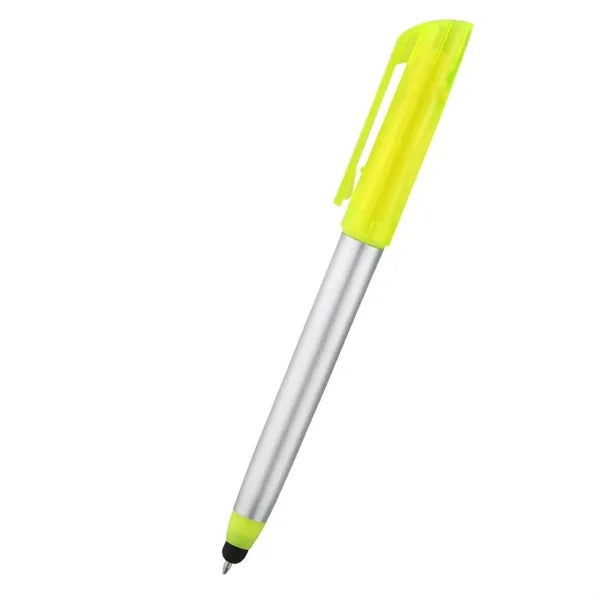 Multifunction Highlighter Ballpoint Stylus