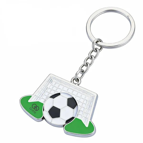 Detachable Soccer Goal Zinc Alloy Keychain