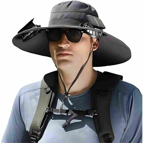 Solar Powered Sun Protection Fan Hat