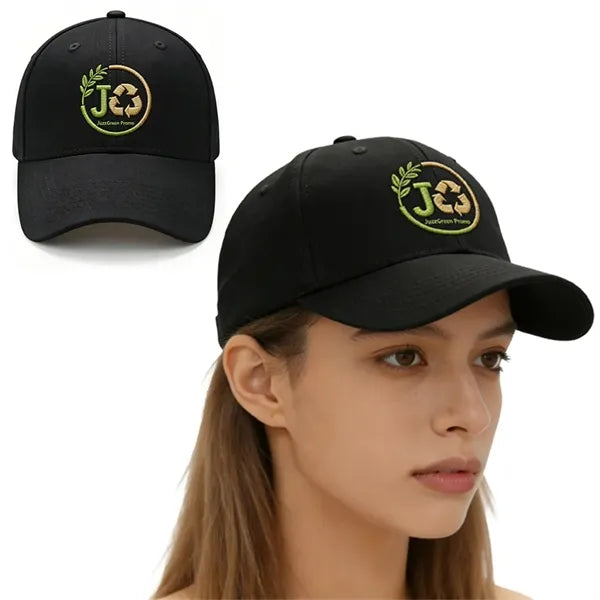 6 Panels Adjustable Cotton Baseball Cap