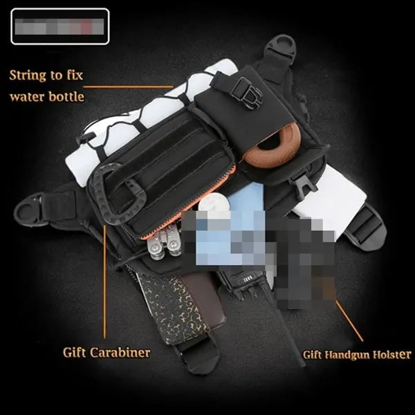Running Vest Tactical Chest Bag For Gym Hiking Cycling Ski