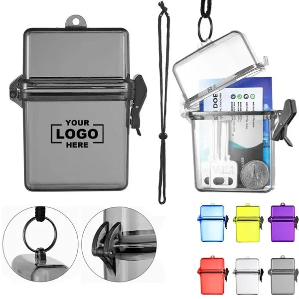 Neck Strap Transparent Storage Case