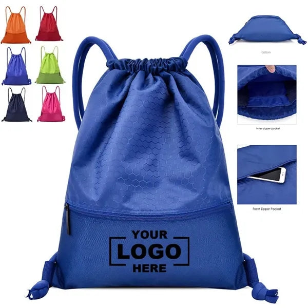 Drawstring Backpack Cinch Bag Gym Sack