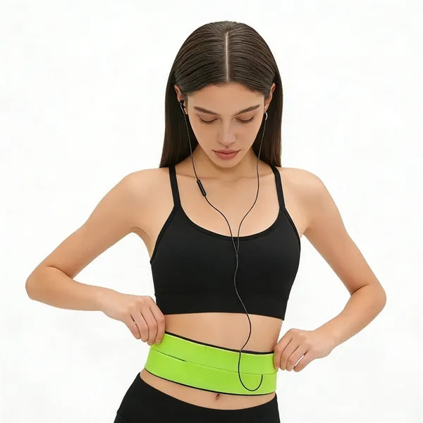 Slim Zipper Running Belt Fanny Pack For Fitness